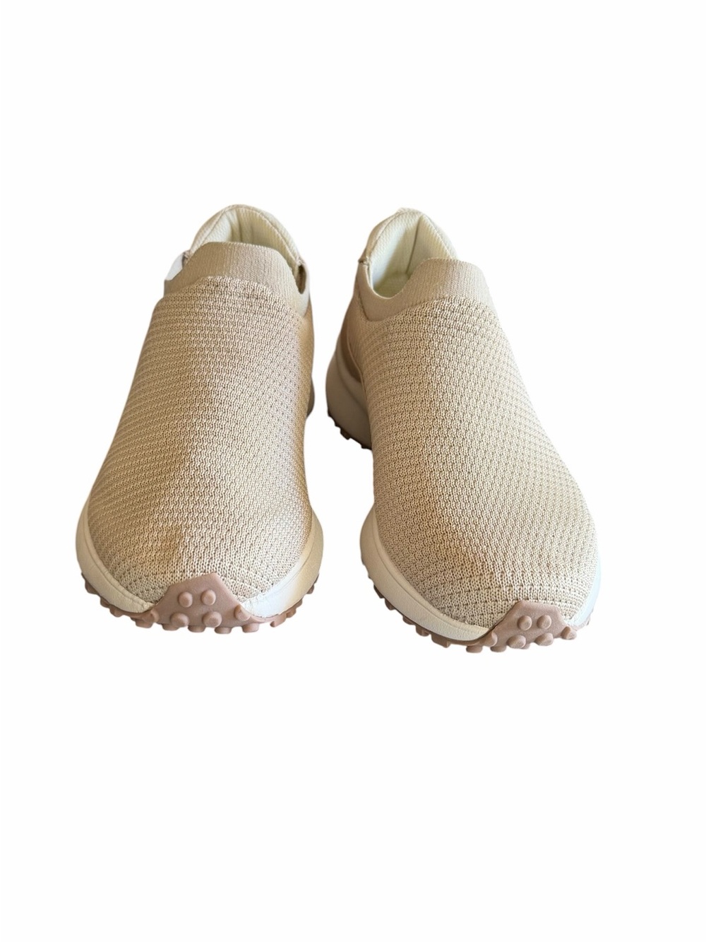 Ryka Jumpstart Slip On Beige Knit Sneakers Women’s Size 7.5 New Never Worn - Picture 8 of 11
